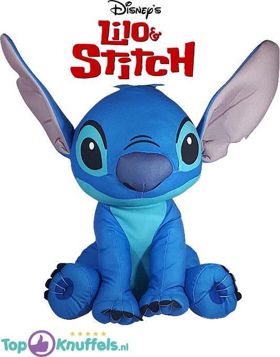 Disney Lilo en Stitch Pluche Knuffel (Blauw) 42 cm | Disney Peluche Plush Toy | Speelgoed Knuffeldier voor kinderen